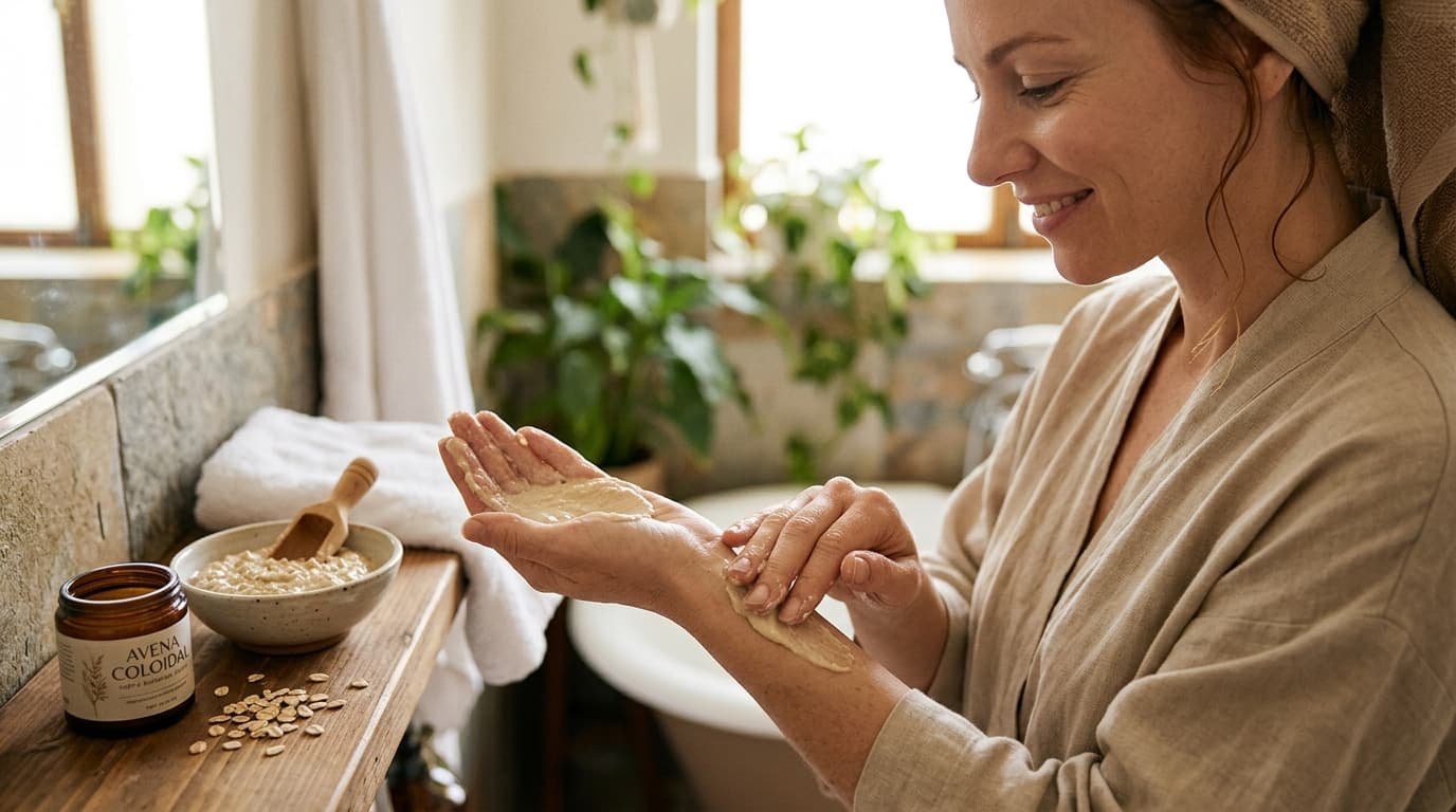 Para qué sirve la avena coloidal: el secreto natural para calmar la piel sensible